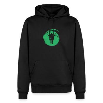 Beekeeping Beekeeping Nektar - Männer Premium Bio Hoodie - Schwarz - Vorne - Nico (187cm)