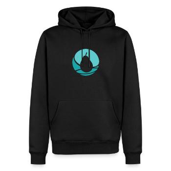 Avocadotoast Frühstück Toast - Männer Premium Bio Hoodie - Schwarz - Vorne - Nico (187cm)