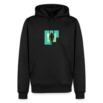 Abeille apicultrice abeille abeille - Sweat à capuche Premium bio Homme - noir - Devant - Nico (187cm)