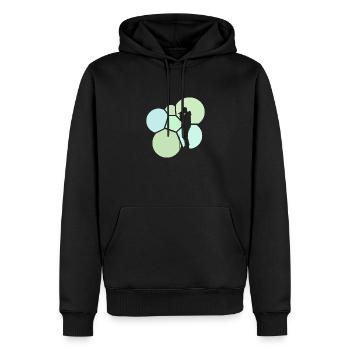 Beatboxing Streetmind Beatboxer - Sweat à capuche Premium bio Homme - noir - Devant - Nico (187cm)