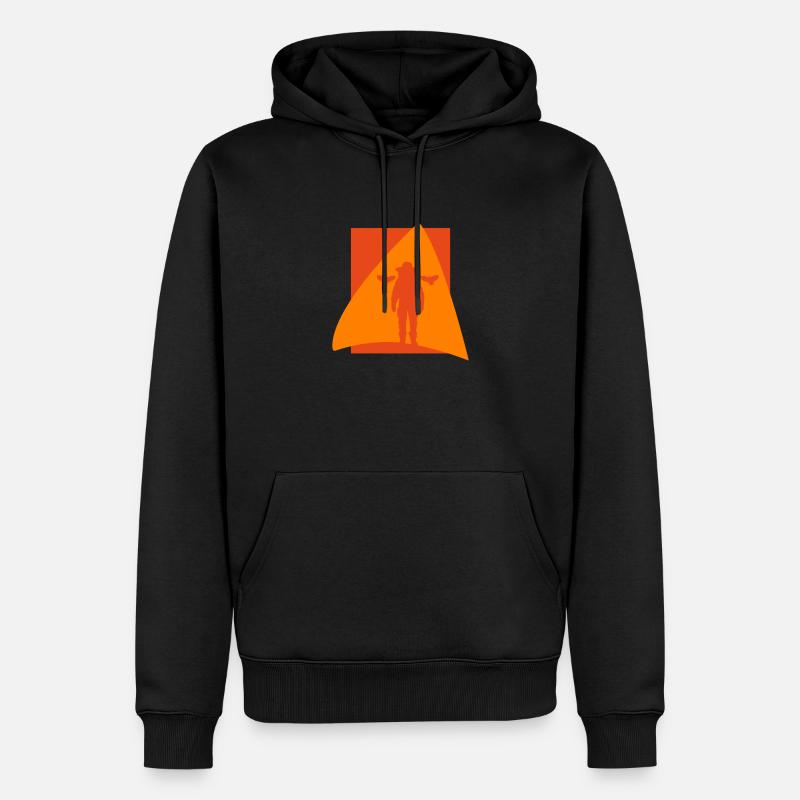 Beekeeping Wabe Nektar - Männer Premium Bio Hoodie - Schwarz