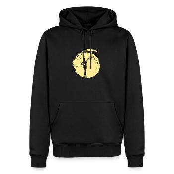 Stabdrehen Baton Twirling Baton Twirling - Männer Premium Bio Hoodie - Schwarz - Vorne - Nico (187cm)