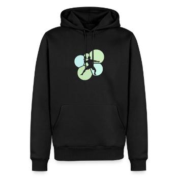 Raquette de tennis de table Tennis de table Tennis de table - Sweat à capuche Premium bio Homme - noir - Devant - Nico (187cm)