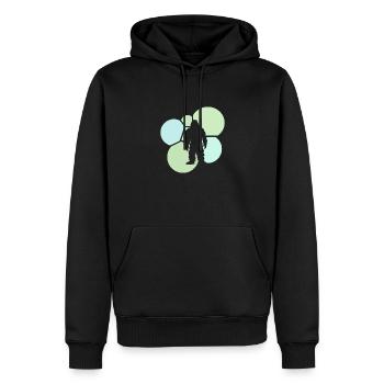 Big foot Bigfoot Bigfoot Lochness - Men’s Premium Organic Hoodie - black - Front - Nico (187cm)