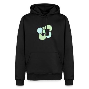 Party Beerpong Party - Sweat à capuche Premium bio Homme - noir - Devant - Nico (187cm)