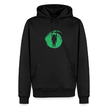 Beekeeping Wabe Beekeeping - Männer Premium Bio Hoodie - Schwarz - Vorne - Nico (187cm)