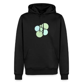 Twirling Twirling Twirling - Sweat à capuche Premium bio Homme - noir - Devant - Nico (187cm)