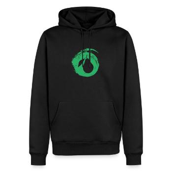 Toast Avocadotoast Vegan - Männer Premium Bio Hoodie - Schwarz - Vorne - Nico (187cm)