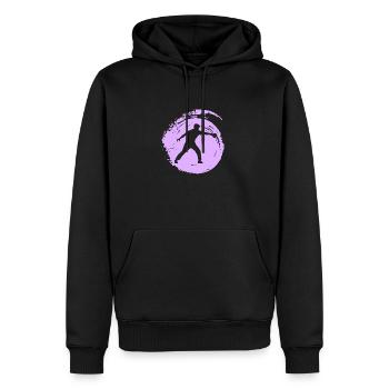 Balle de ping-pong Balle de ping-pong - Sweat à capuche Premium bio Homme - noir - Devant - Nico (187cm)