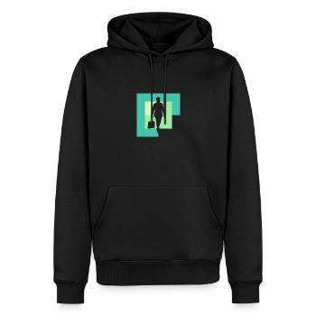Banker Businessman Banking - Men’s Premium Organic Hoodie - black - Front - Nico (187cm)