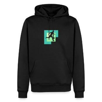 Beach Soccer Strand Fußball - Men’s Premium Organic Hoodie - black - Front - Nico (187cm)