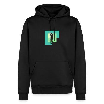 Beatbox DJ Djing - Men’s Premium Organic Hoodie - black - Front - Nico (187cm)