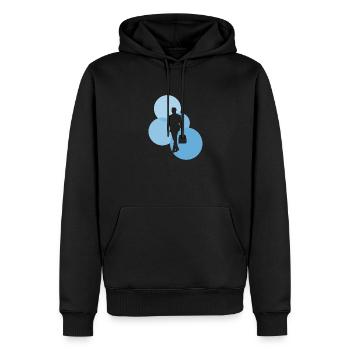 Banking Business Banker - Men’s Premium Organic Hoodie - black - Front - Nico (187cm)