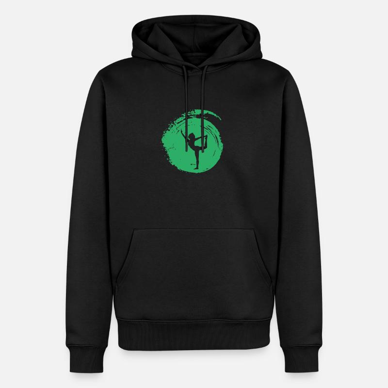 Vinyasa Yoga - Sweat à capuche Premium bio Homme - noir