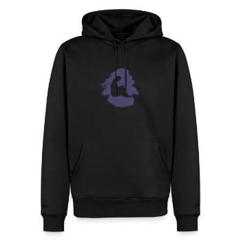 Nähen Nadel Wolle - Männer Premium Bio Hoodie - Schwarz - Vorne - Nico (187cm)