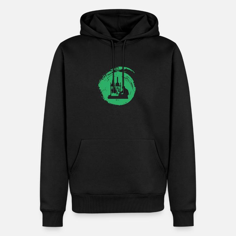 Molécule Chimique Chimique - Sweat à capuche Premium bio Homme - noir