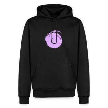 Throwing Stick Throwing Stick - Men’s Premium Organic Hoodie - black - Front - Nico (187cm)