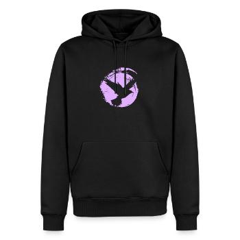 Flügel Vogelschwarm Vogel - Männer Premium Bio Hoodie - Schwarz - Vorne - Nico (187cm)
