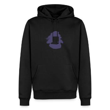PC Internet Ordinateur - Sweat à capuche Premium bio Homme - noir - Devant - Nico (187cm)