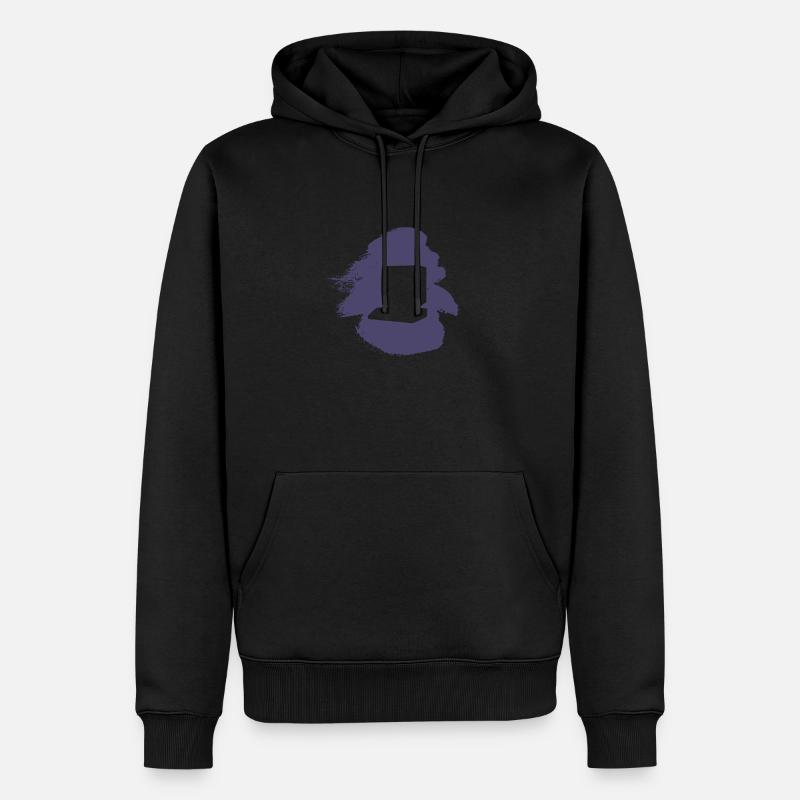 PC Internet Computer - Männer Premium Bio Hoodie - Schwarz