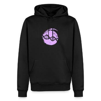 Biologie ADN Biologie - Sweat à capuche Premium bio Homme - noir - Devant - Nico (187cm)