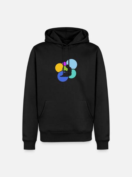 Nähen Häkeln Nähen - Männer Premium Bio Hoodie - Schwarz