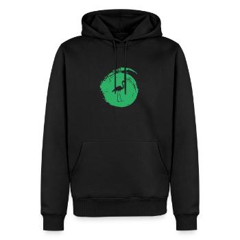 Flamingos Flamingo Flamingo Waterfowl - Men’s Premium Organic Hoodie - black - Front - Nico (187cm)