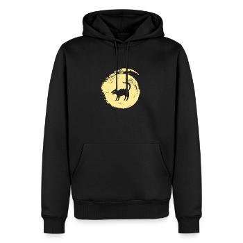 Conte de fées Conte de fées Bigfoot - Sweat à capuche Premium bio Homme - noir - Devant - Nico (187cm)