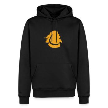 Throwing Boomerang Throwing Stick - Men’s Premium Organic Hoodie - black - Front - Nico (187cm)
