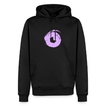 Page d’accueil Blog Blogs - Sweat à capuche Premium bio Homme - noir - Devant - Nico (187cm)