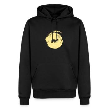 Conte de fées Conte de fées Créatures mythiques - Sweat à capuche Premium bio Homme - noir - Devant - Nico (187cm)