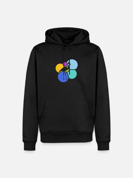 Flamenco Exotic Flamingo - Men’s Premium Organic Hoodie - black