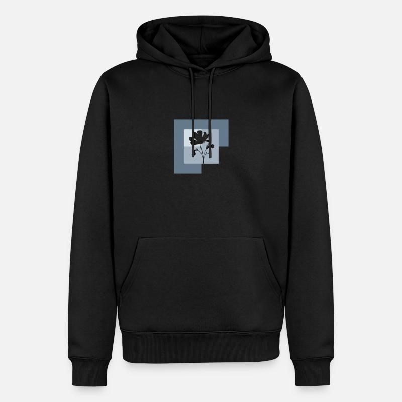 Plantes botaniques - Sweat à capuche Premium bio Homme - noir