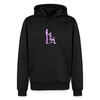 Chiropraktik Chiropractor Chiropraktiker - Männer Premium Bio Hoodie - Schwarz - Vorne - Nico (187cm)