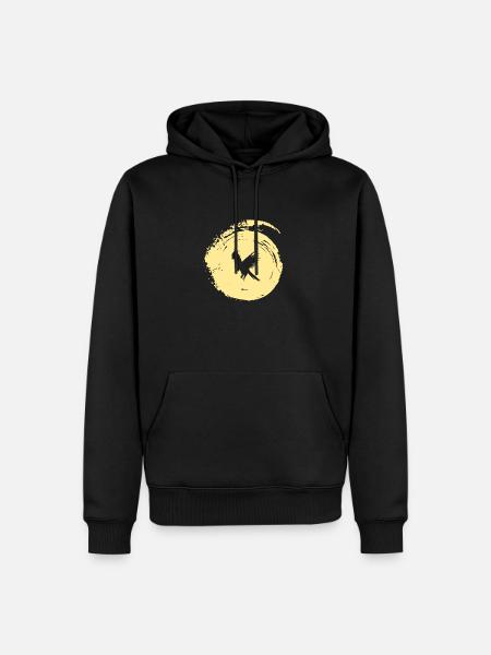 Papagei Kakadus Ara - Männer Premium Bio Hoodie - Schwarz