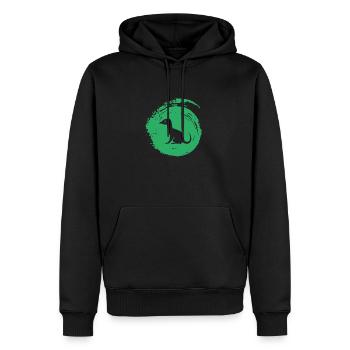 Fable de conte de fées Conte de fées - Sweat à capuche Premium bio Homme - noir - Devant - Nico (187cm)