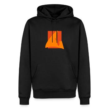 Alpinist Seilklettern Kletterer - Männer Premium Bio Hoodie - Schwarz - Vorne - Nico (187cm)