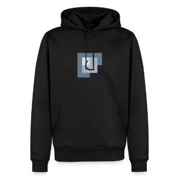 Boomerang Boomerang Bumerang - Männer Premium Bio Hoodie - Schwarz - Vorne - Nico (187cm)