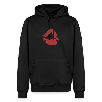 Camping Naturliebhaber Haus - Männer Premium Bio Hoodie - Schwarz - Vorne - Nico (187cm)