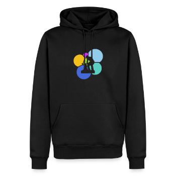 Schmieden Schmied Schmied - Männer Premium Bio Hoodie - Schwarz - Vorne - Nico (187cm)