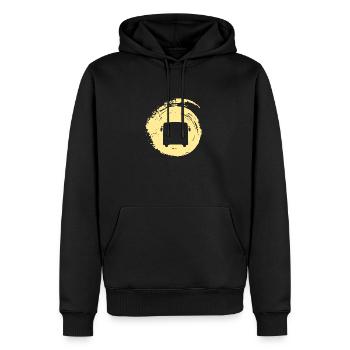 Autobus École de conduite Transport en autobus - Sweat à capuche Premium bio Homme - noir - Devant - Nico (187cm)