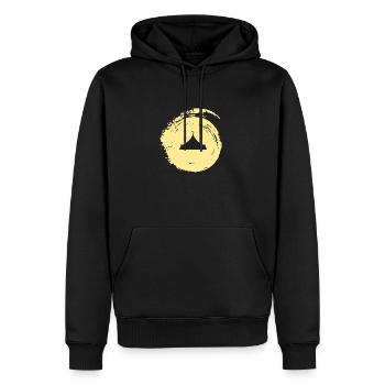 Elephant Elephant Acrobatics - Men’s Premium Organic Hoodie - black - Front - Nico (187cm)