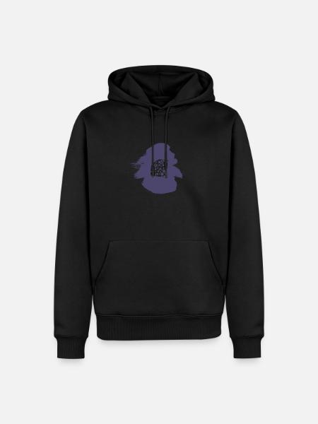 Maus Emmental Milk - Men’s Premium Organic Hoodie - black