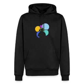 Mécanicien automobile Mécanicien automobile amateur - Sweat à capuche Premium bio Homme - noir - Devant - Nico (187cm)