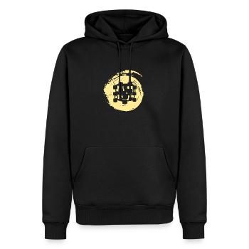 Cryptowährung Blockchain Kryptowährung - Männer Premium Bio Hoodie - Schwarz - Vorne - Nico (187cm)