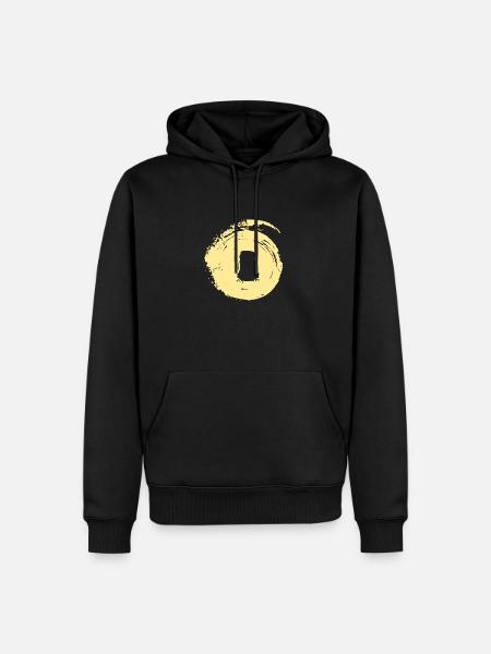 Backpack Hike Backpacking - Men’s Premium Organic Hoodie - black