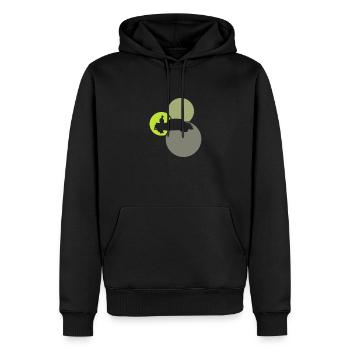 Workshop Mechanic Mechanic - Men’s Premium Organic Hoodie - black - Front - Nico (187cm)