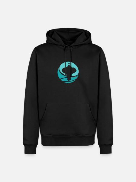 Elefanten Zirkuszelt Akrobatik - Männer Premium Bio Hoodie - Schwarz