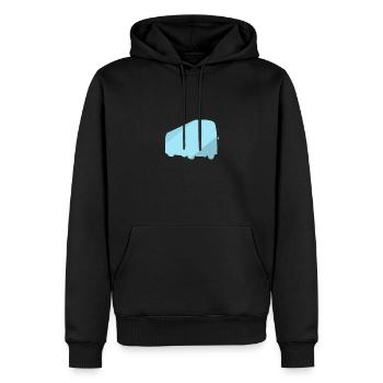 Bus Bus Schulbus - Männer Premium Bio Hoodie - Schwarz - Vorne - Nico (187cm)