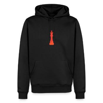 Chess Strategy Bishop - Men’s Premium Organic Hoodie - black - Front - Nico (187cm)